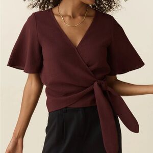 Vetta wrap blouse